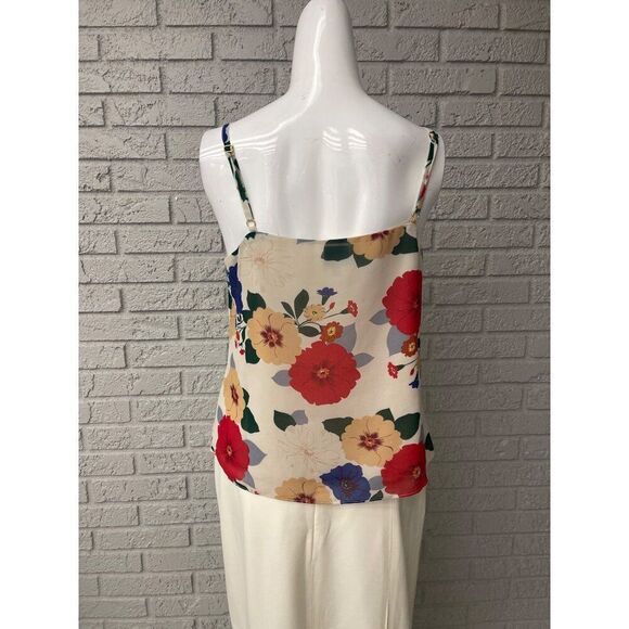 Cabi Victoria Women Floral Chiffon Pullover Blouse Top Size XS - Picture 3 of 9